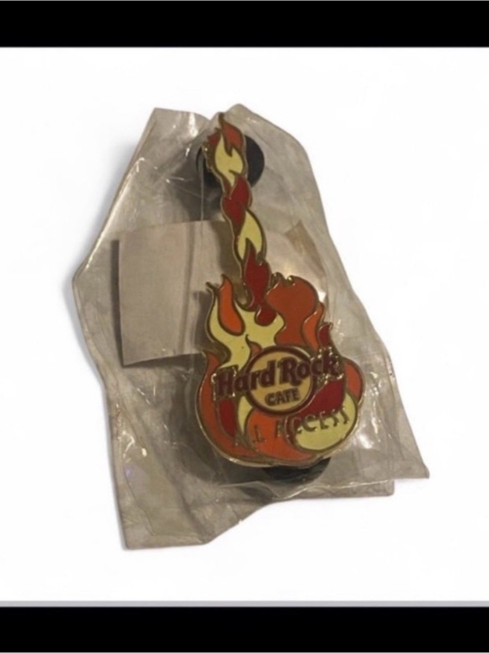 Hardrock Cafe All Access Flames Pin #7982
